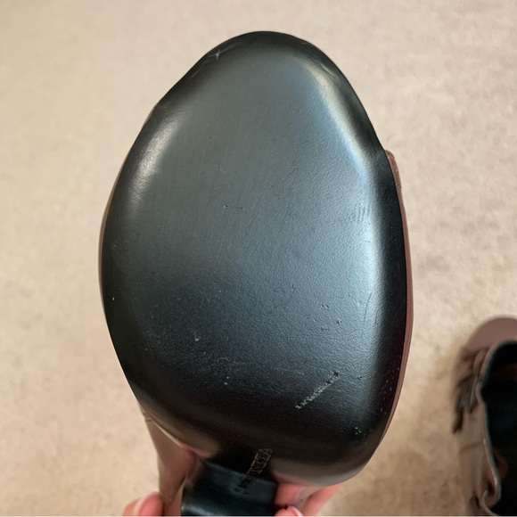 Bottega Veneta Taupe Leather Heels Sandals Women’s Size 37 (US 6.5) Retail $860 - Picture 14 of 14